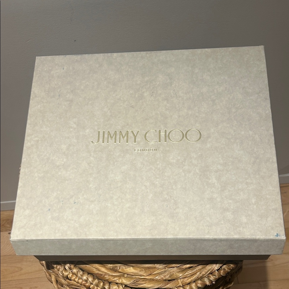 Jimmy Choo Shimmering Purple Heeled Boots - Picture 10 of 10